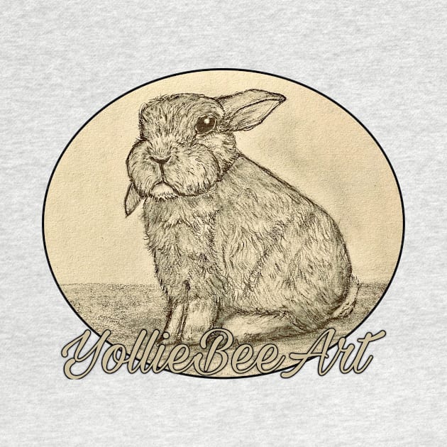 Grumpy Bunny - Limited Release : YollieBeeArt by YollieBeeArt